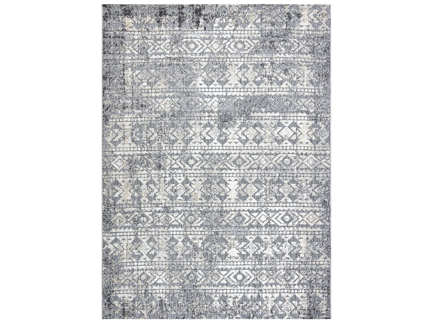 Tapijt Structureel SOLE D3732 Azteeks, diamanten Plat geweven, twee po 200x290 cm