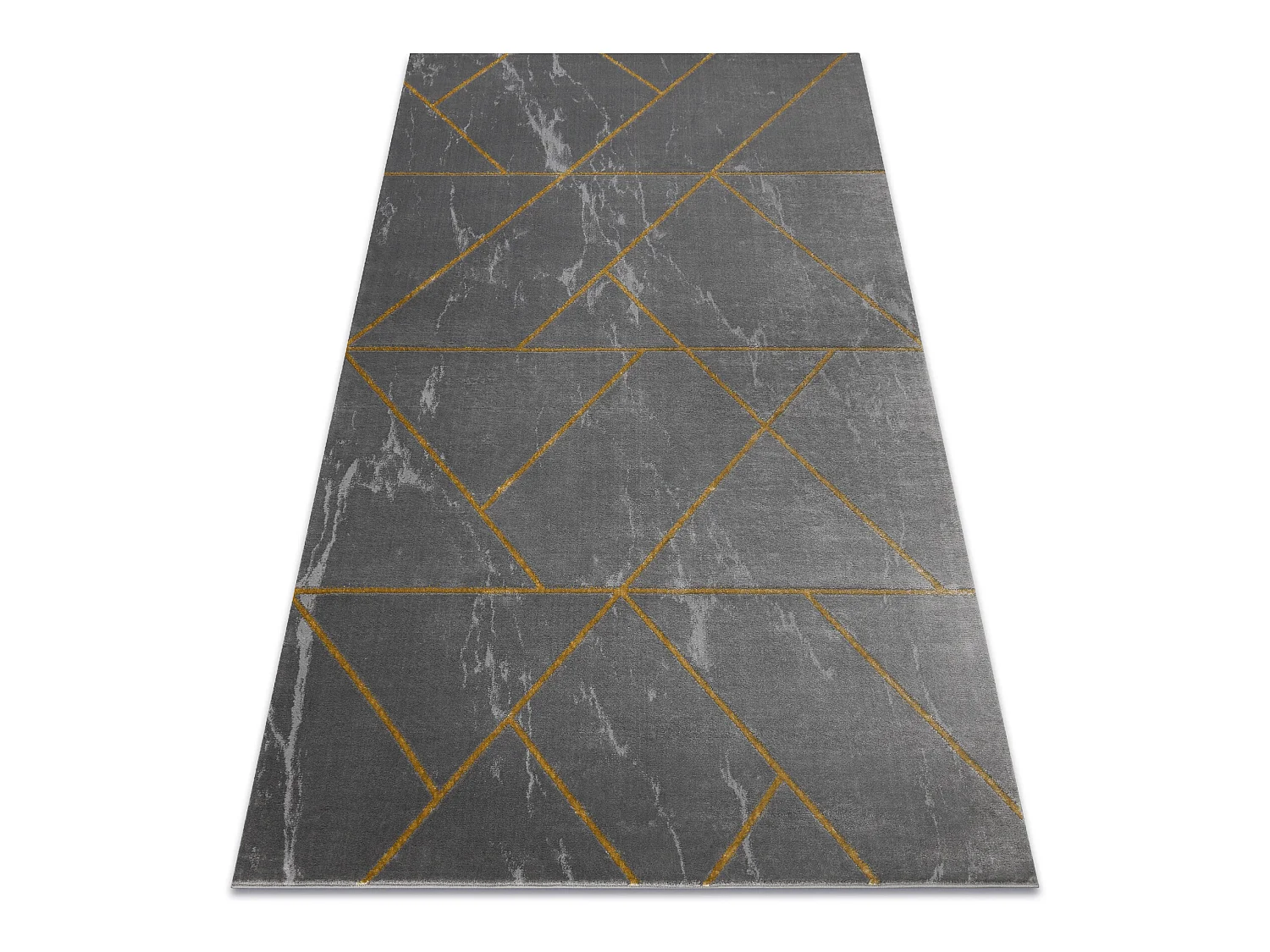 Tapis EMERALD exclusif 1012 glamour, élégant géométrique, marbre g 140x190 cm