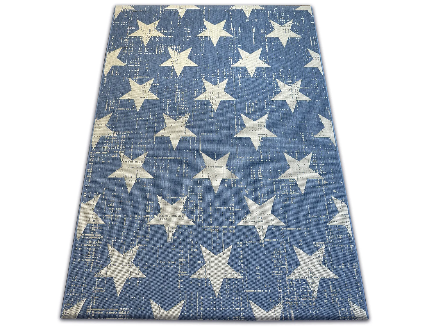 Tapis EN CORDE SIZAL FLAT 48648/591 ÉTOILES 140x200 cm