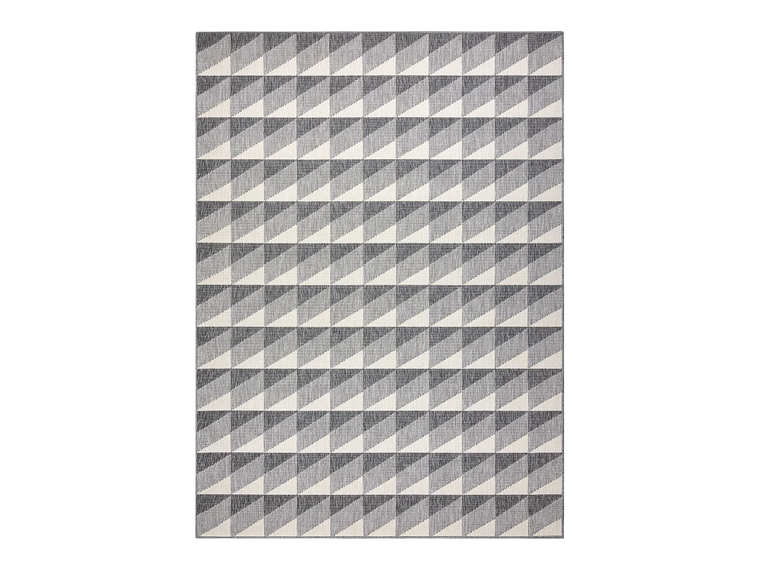 Sisal tapijt SPRING 20406332 Ruit , drieho grijskleuring 200x290 cm