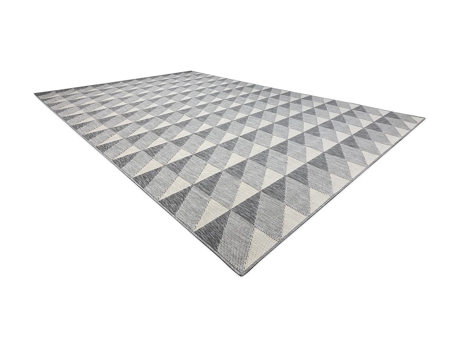 Sisal tapijt SPRING 20406332 Ruit , drieho grijskleuring 200x290 cm