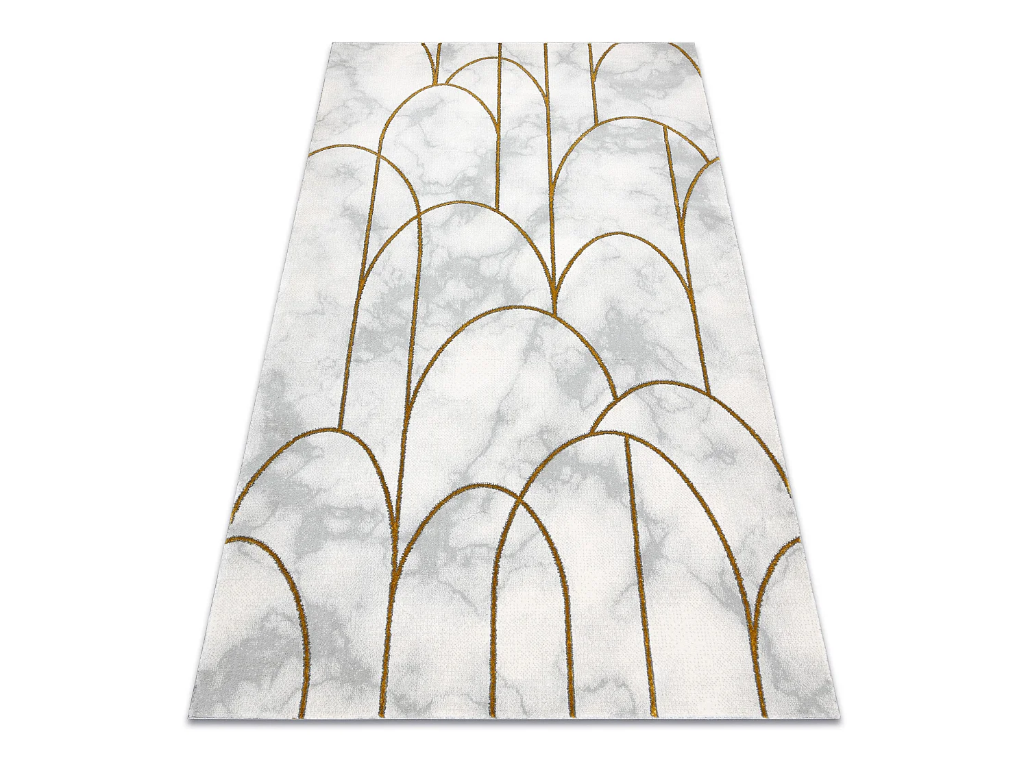 Tapijt EMERALD exclusief 1016 glamour, stijlvol art deco, marmer room  80x150 cm