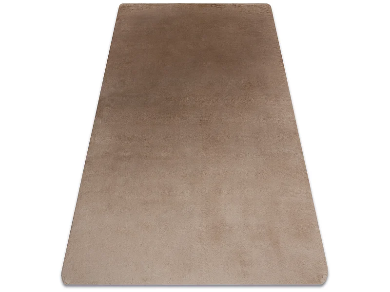 Moderner Waschteppich POSH Shaggy, plüschig, dick Antirutsch Kamel, b 80x150 cm