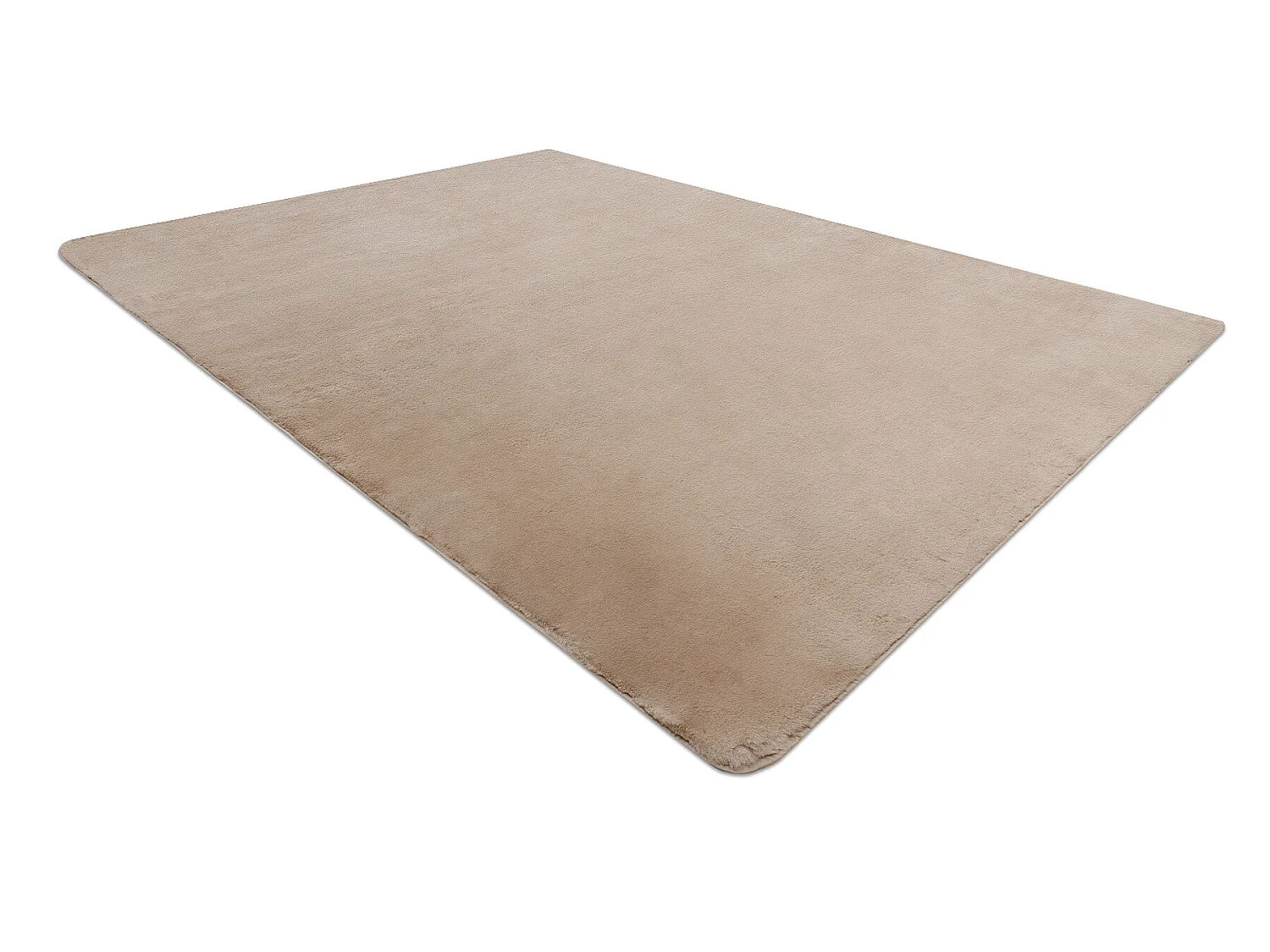 Moderner Waschteppich POSH Shaggy, plüschig, dick Antirutsch Kamel, b 80x150 cm