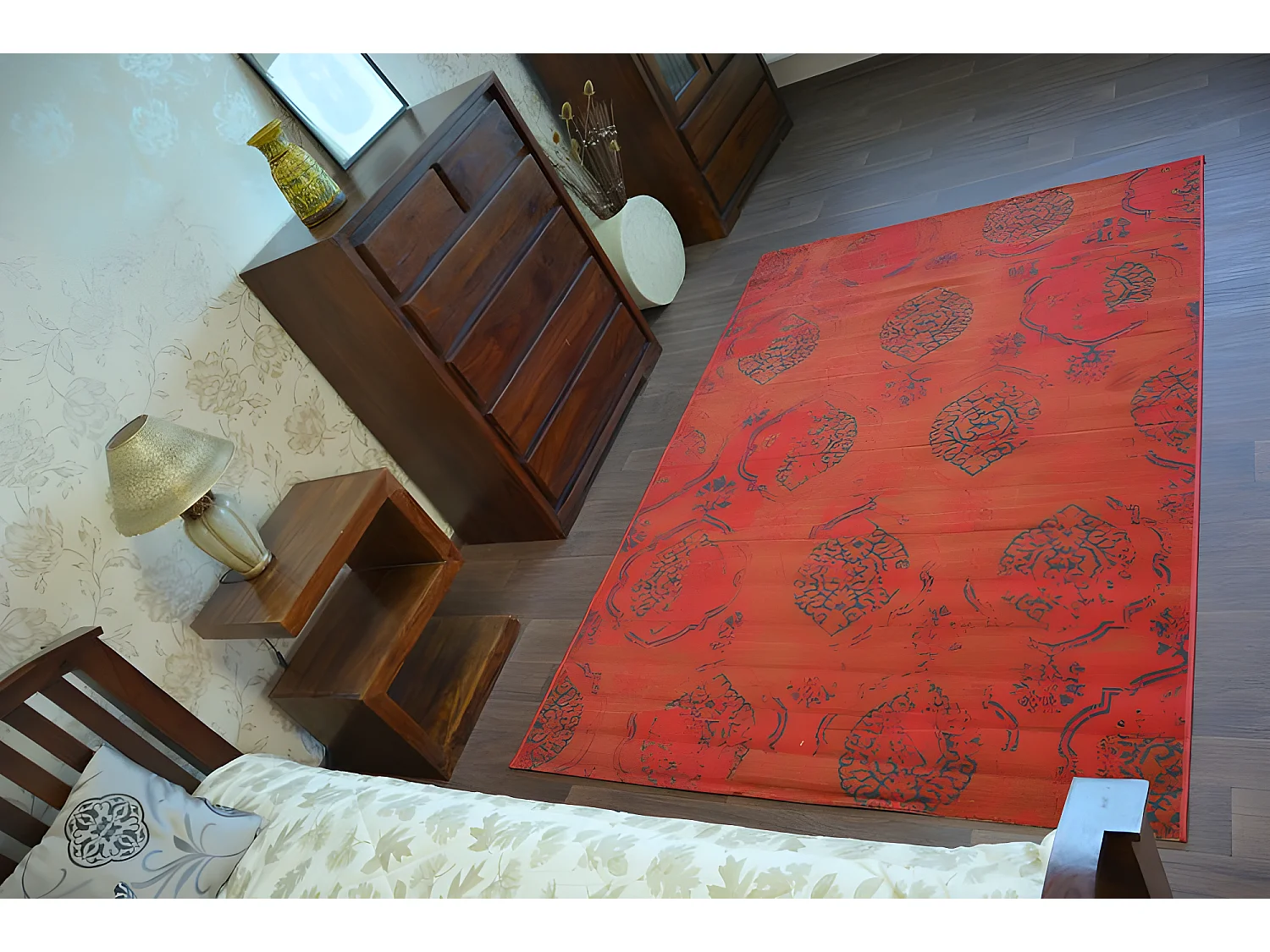 Tappeto Vintage 22213/021 rosso classico 200x290 cm