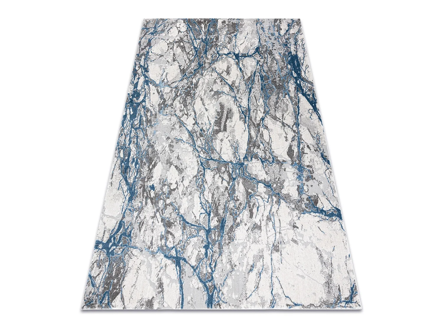 Tapijt NOBLE modern 9962 68 marmeren, steen, structureel, twee poolhoo 80x150 cm