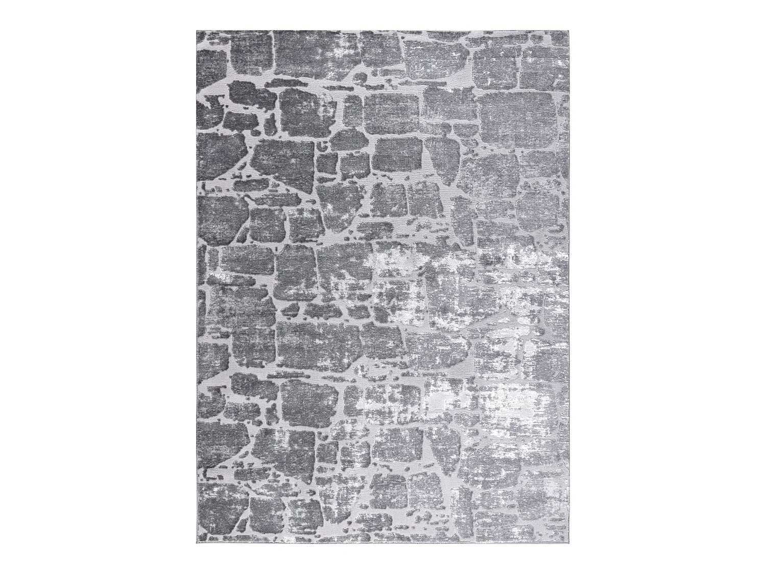 Tapijt MEFE modern 6184 Straatstenen , - Structureel, twee poolhoogte  200x290 cm