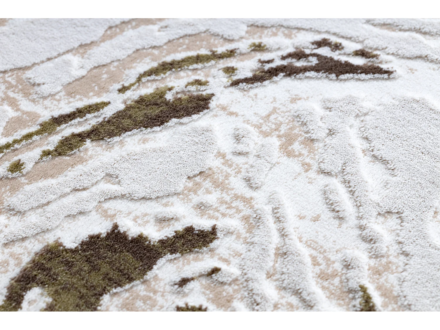 Tapijt ACRYL DIZAYN 123 beige / groen 120x180 cm