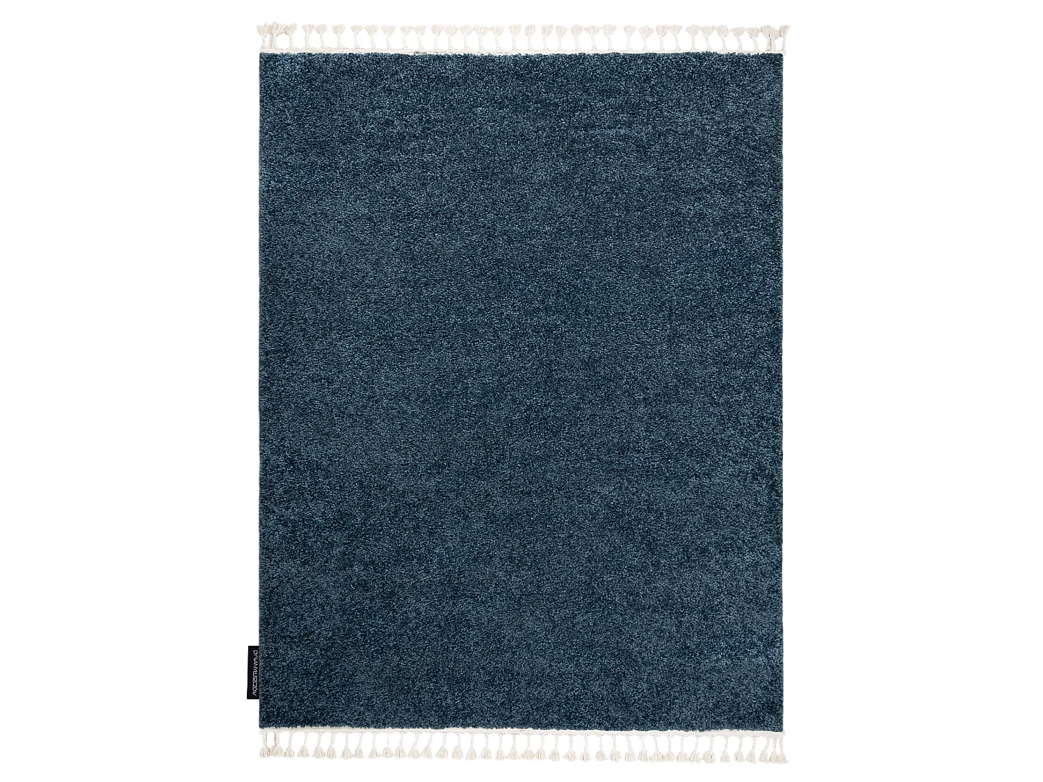 Tapis BERBER 9000 bleu Franges berbère marocain shaggy 200x290 cm