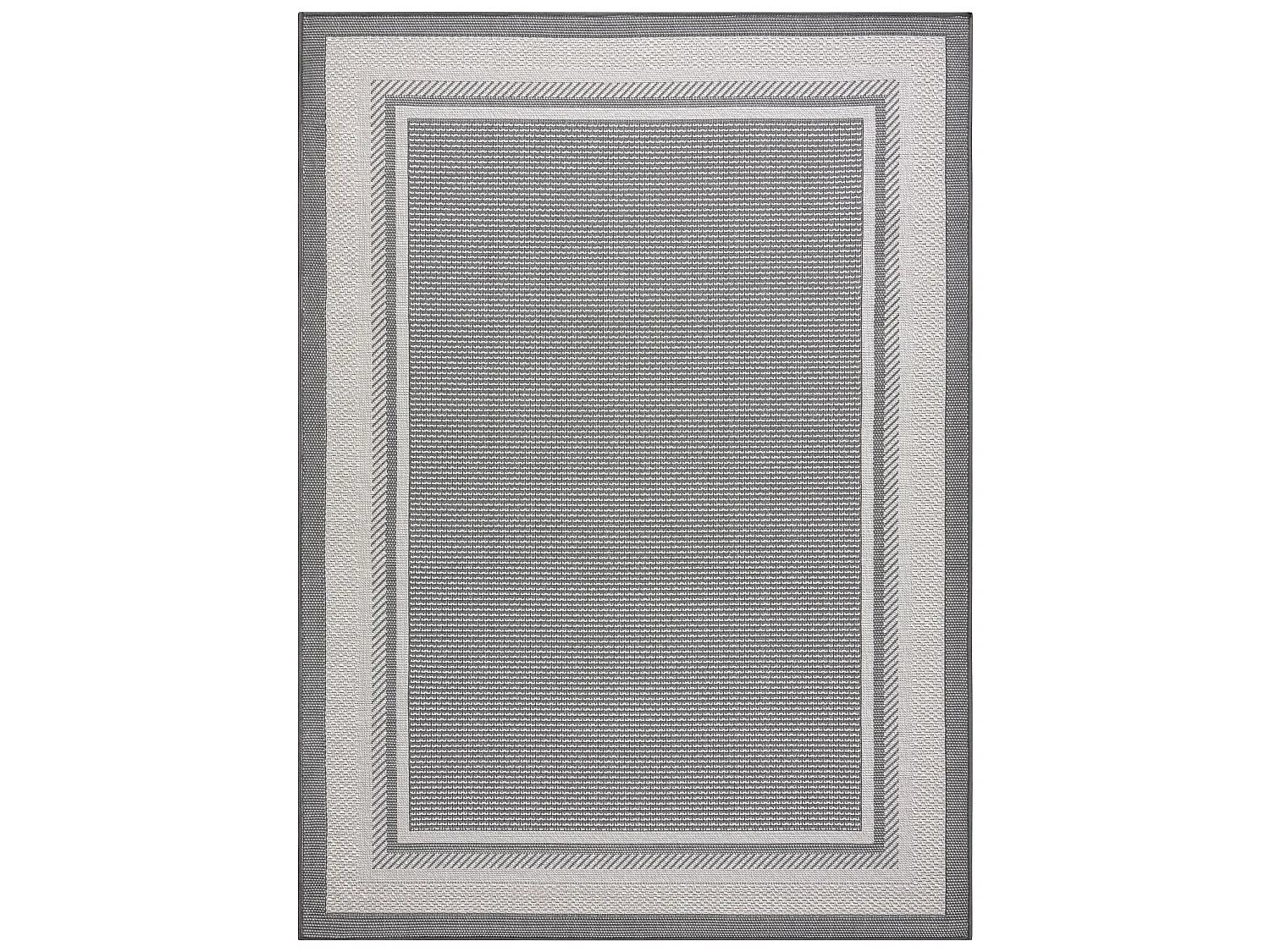 Alfombra sisal SISALO Marco 2891 antracita / beige 80x150 cm