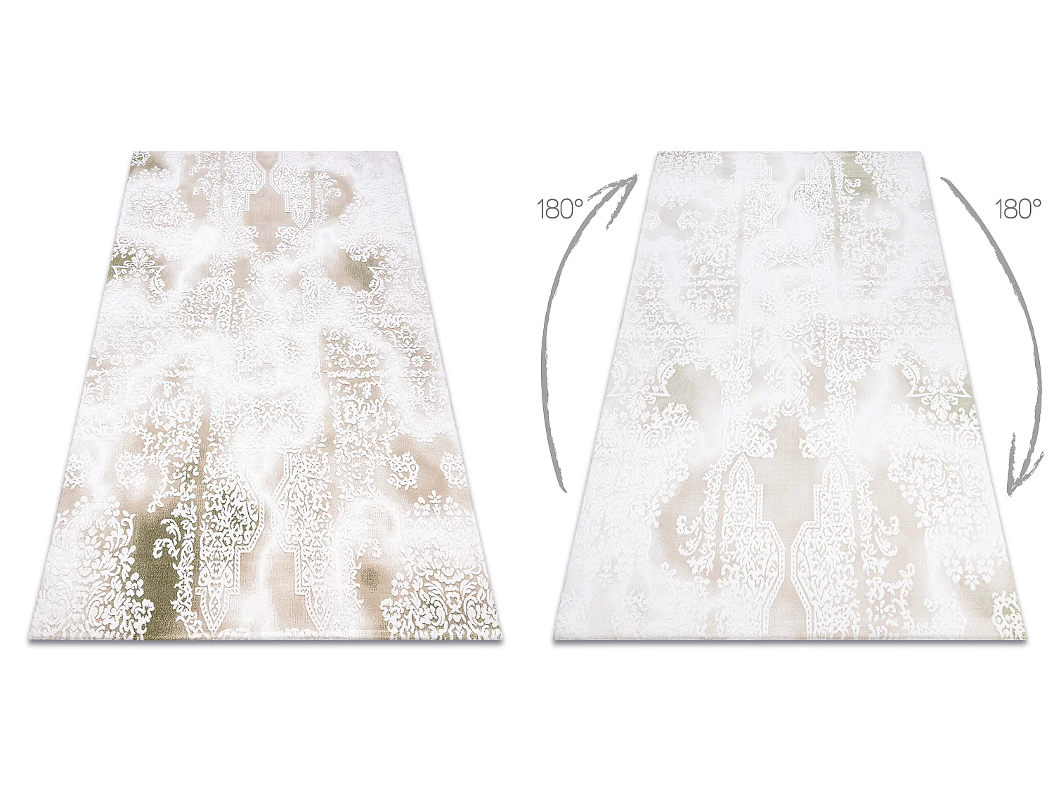 Tapis ACRYLIQUE USKUP 9480 ivoire 160x230 cm