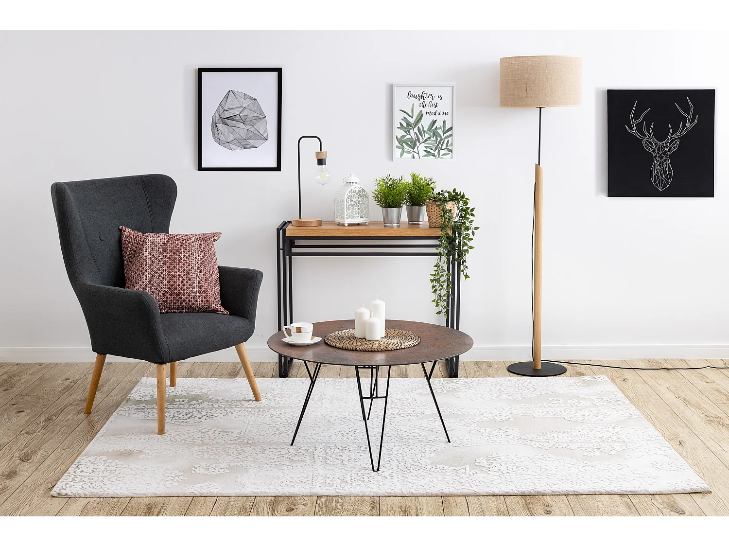 Tapis ACRYLIQUE USKUP 9480 ivoire 160x230 cm