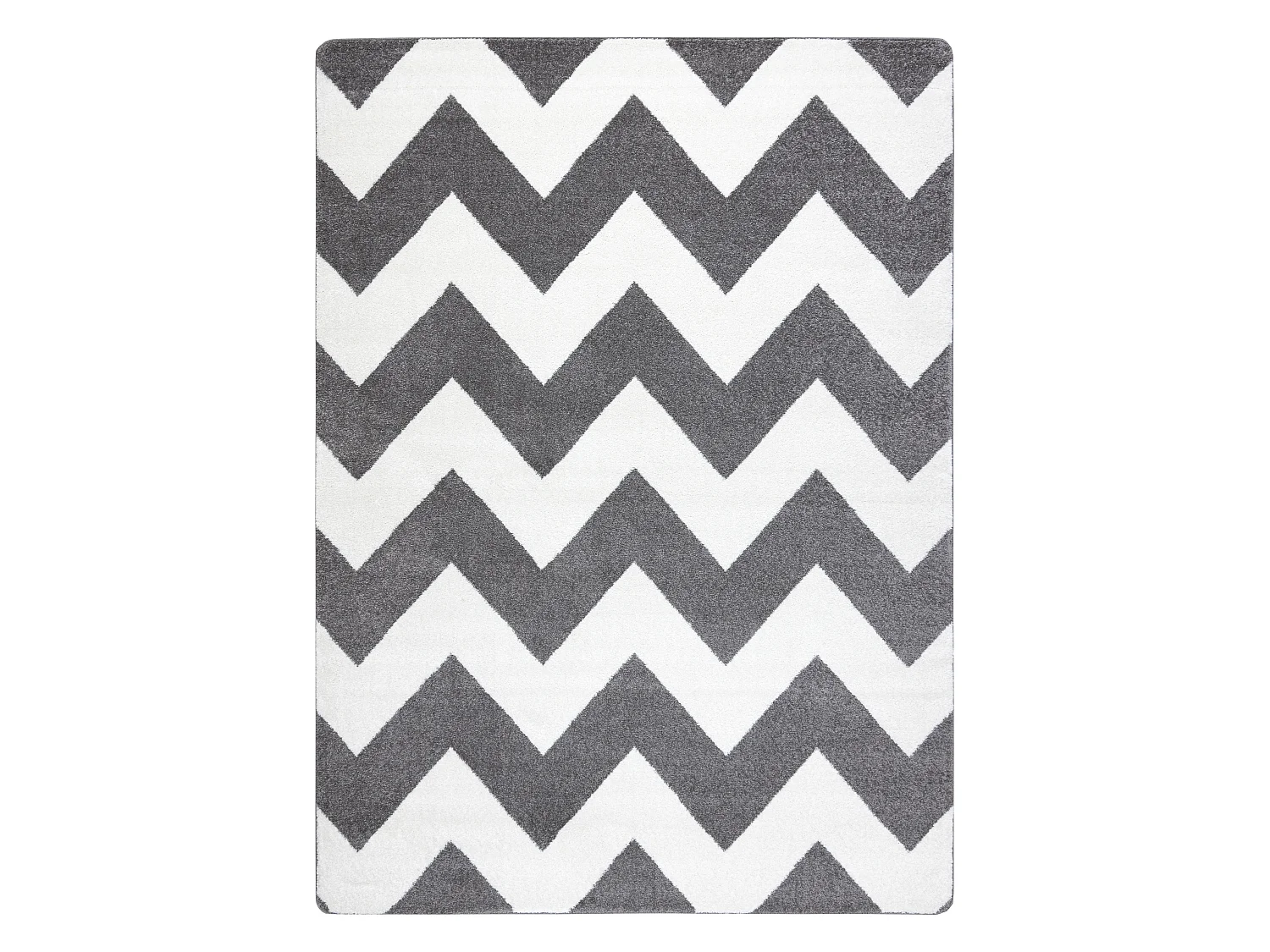 Tapis SKETCH - FA66 gris et blanc - Zigzag 200x290 cm
