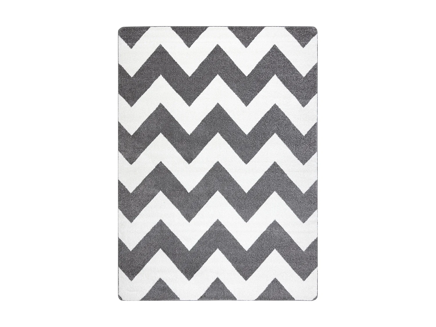 Tapete SKETCH - FA66 cinzento/branco - Zigzag 200x290 cm