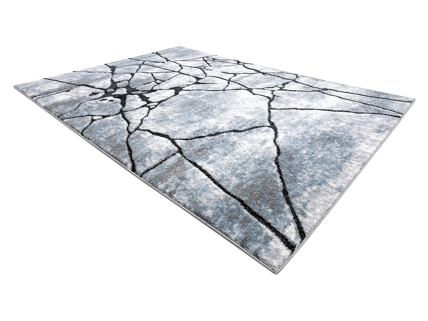 Tapijt modern COZY 8873 Cracks Gescheurd beton - Structureel, twee poo 120x170 cm