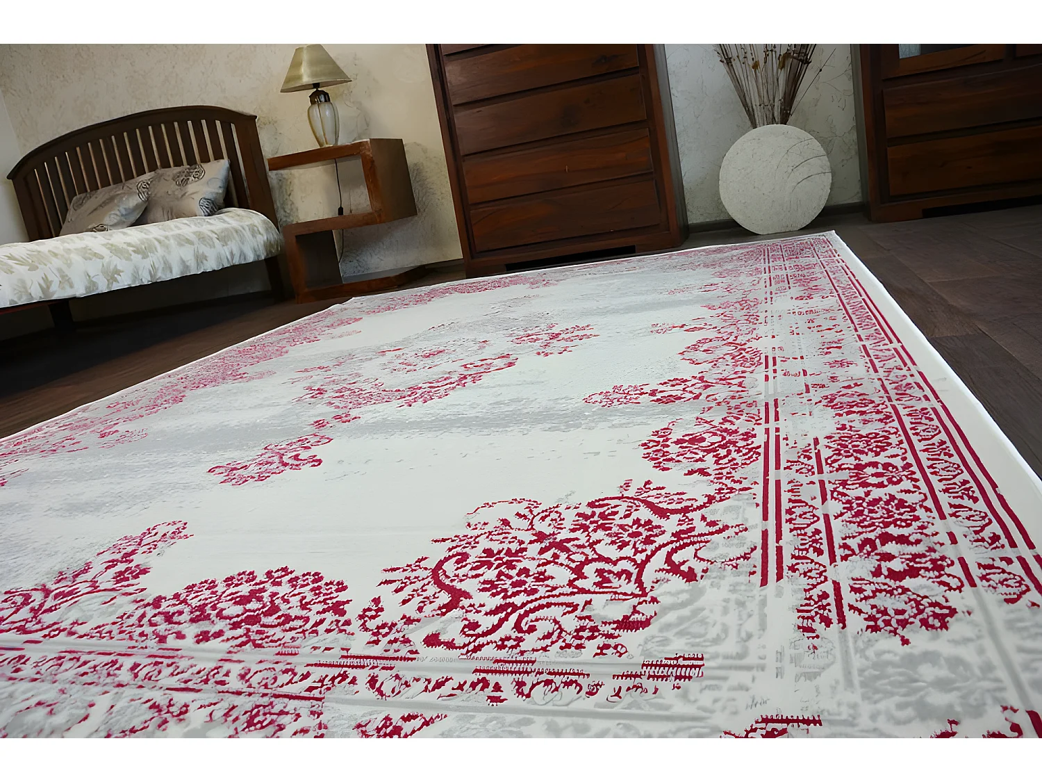 Tapis Vintage Rosette 22206/062 rose 120x170 cm