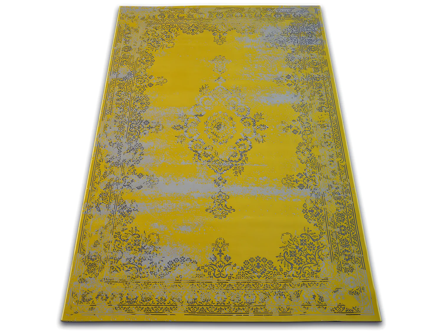 Tapis Vintage Rosette 22206/025 jaune 200x290 cm