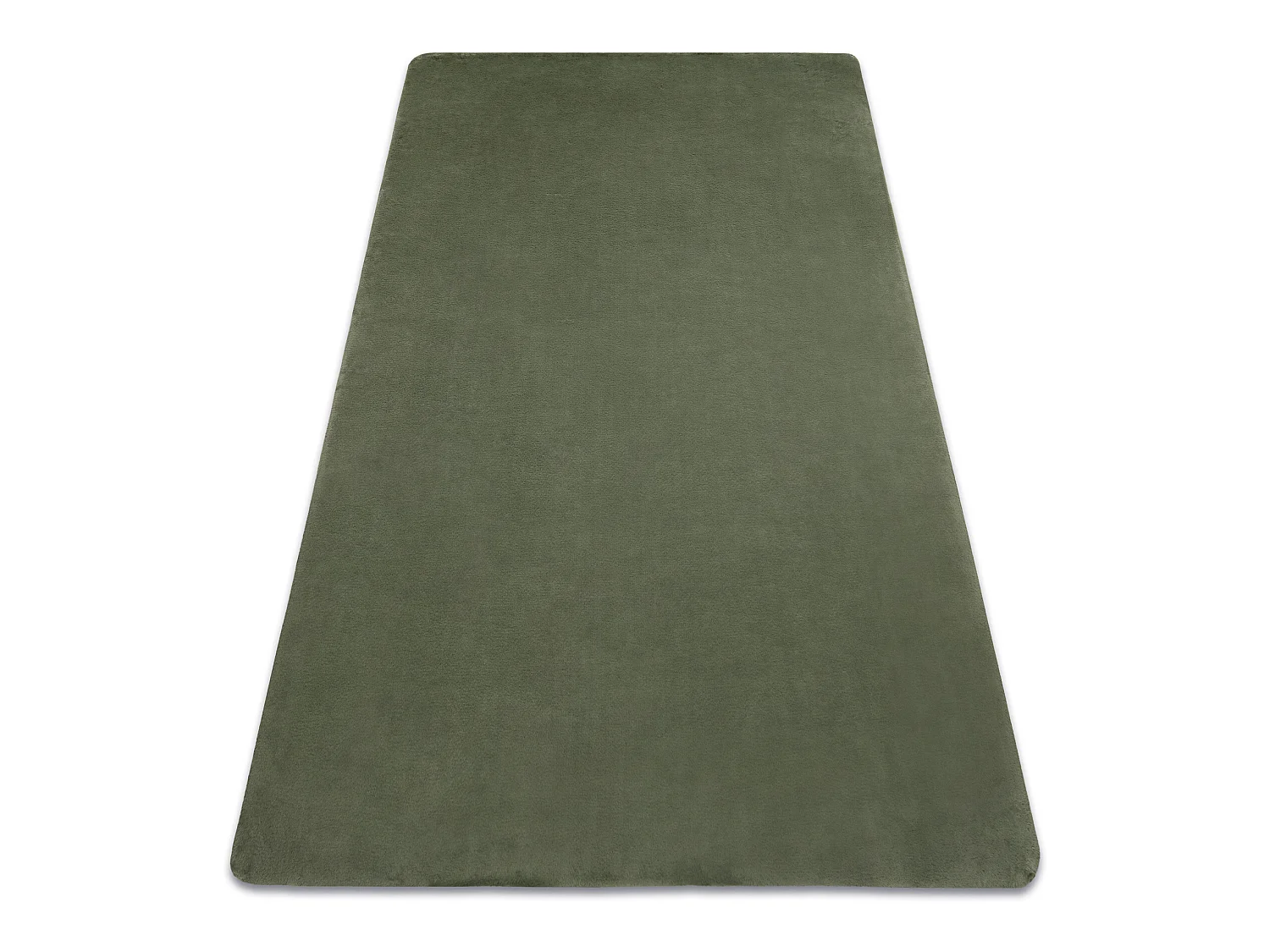 Moderner Waschteppich POSH Shaggy, plüschig, dick Antirutsch grün 80x150 cm