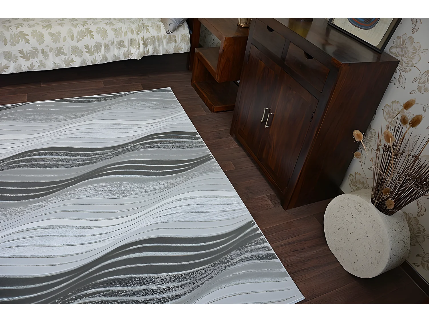 Alfombra acrílica YAZZ 1760 gris 200x290 cm