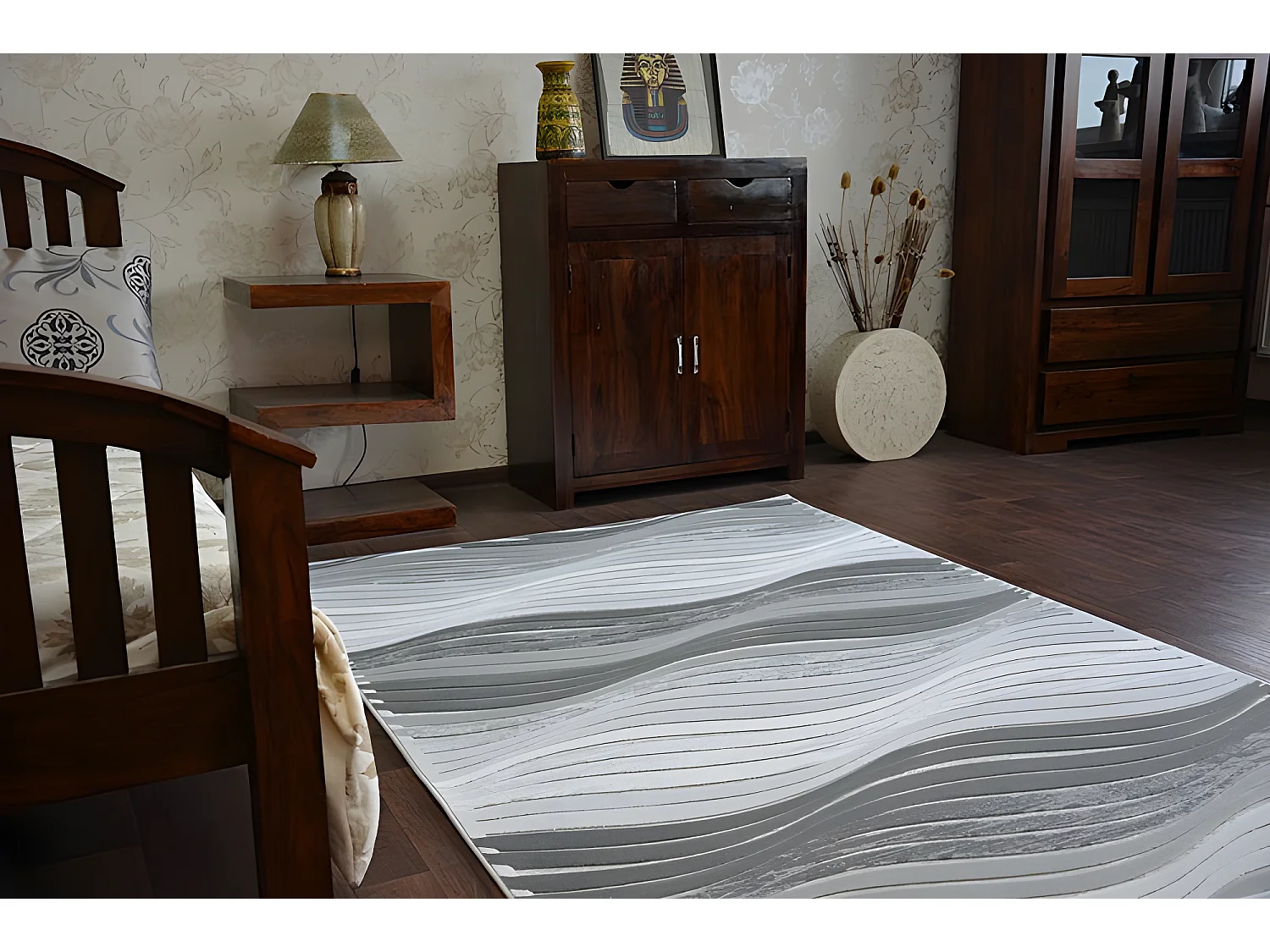 Alfombra acrílica YAZZ 1760 gris 200x290 cm