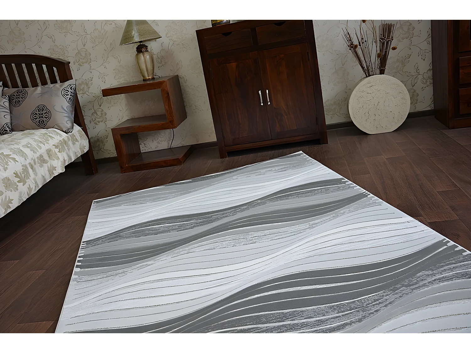 Alfombra acrílica YAZZ 1760 gris 200x290 cm