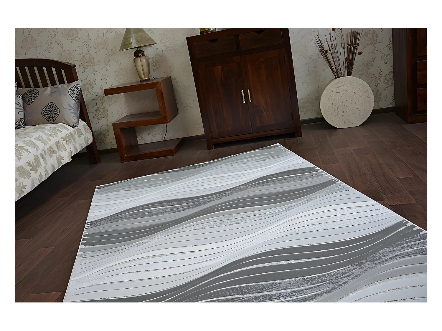 Tapijt ACRYL YAZZ 1760 zilver 200x290 cm