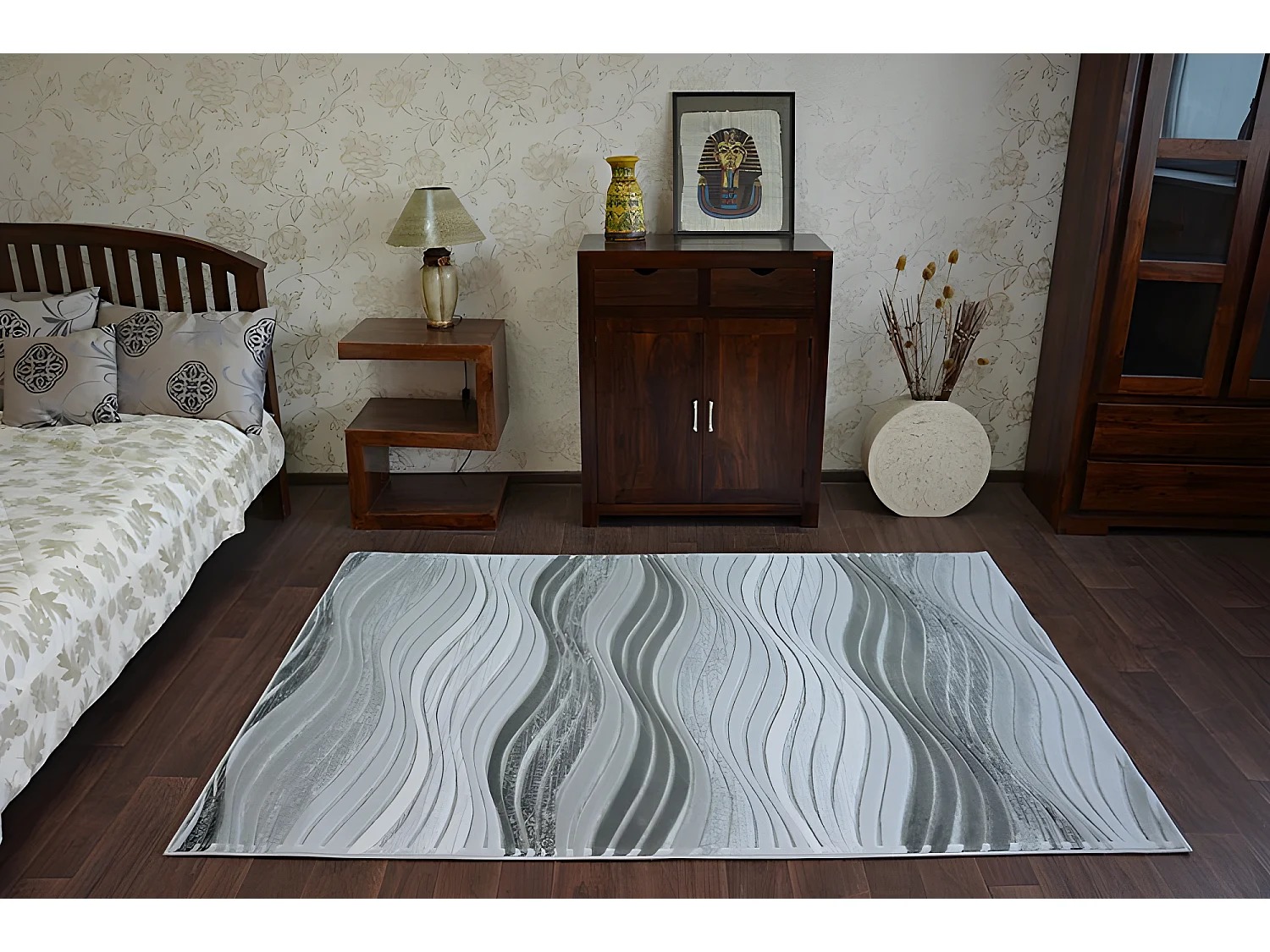 Tapete ACRÍLICA YAZZ 1760 Cinzento 200x290 cm