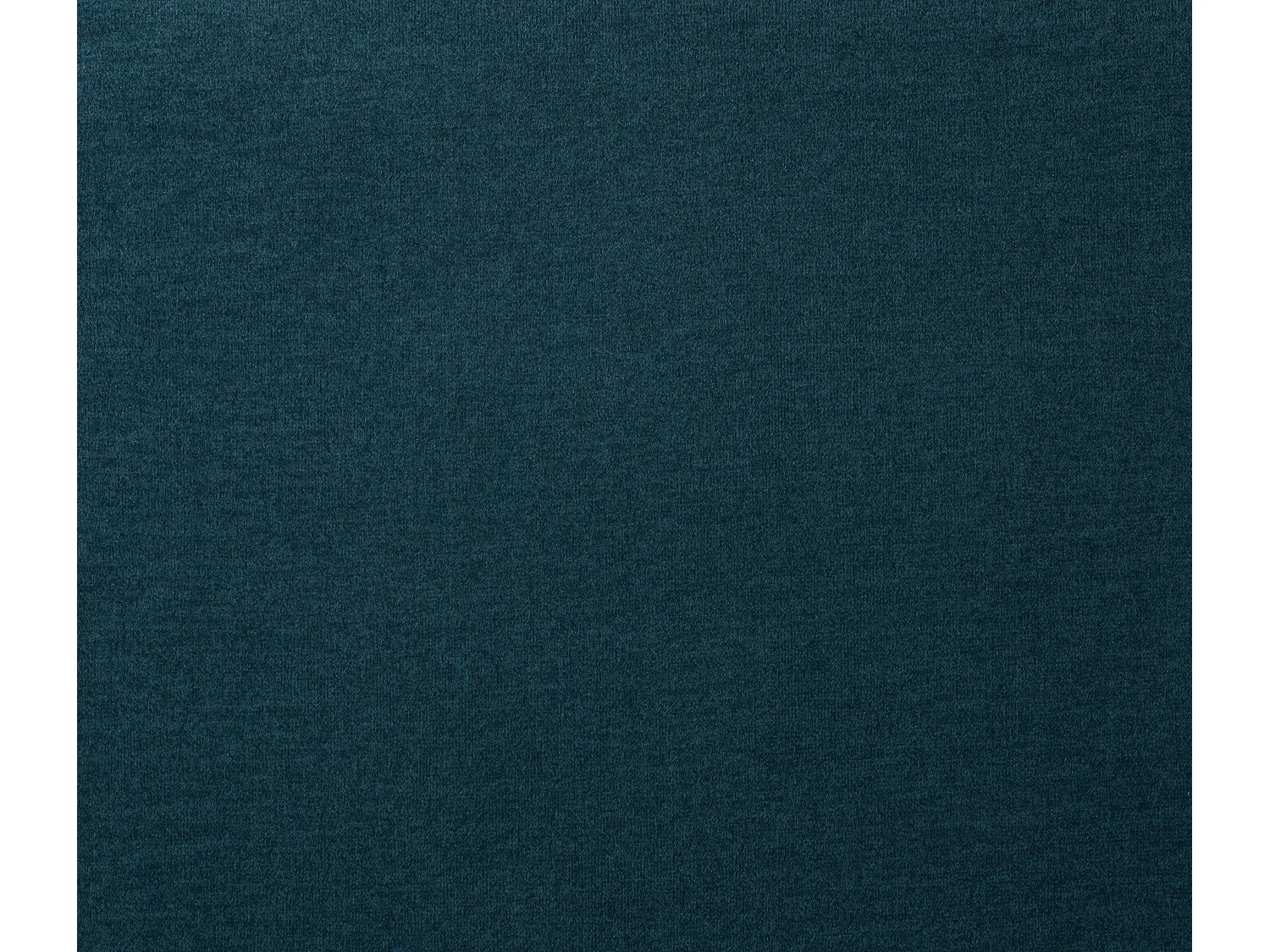 Canapé d'angle gauche design matelassé tissu doux brillant bleu nuit et pied noir Kazane 275cm