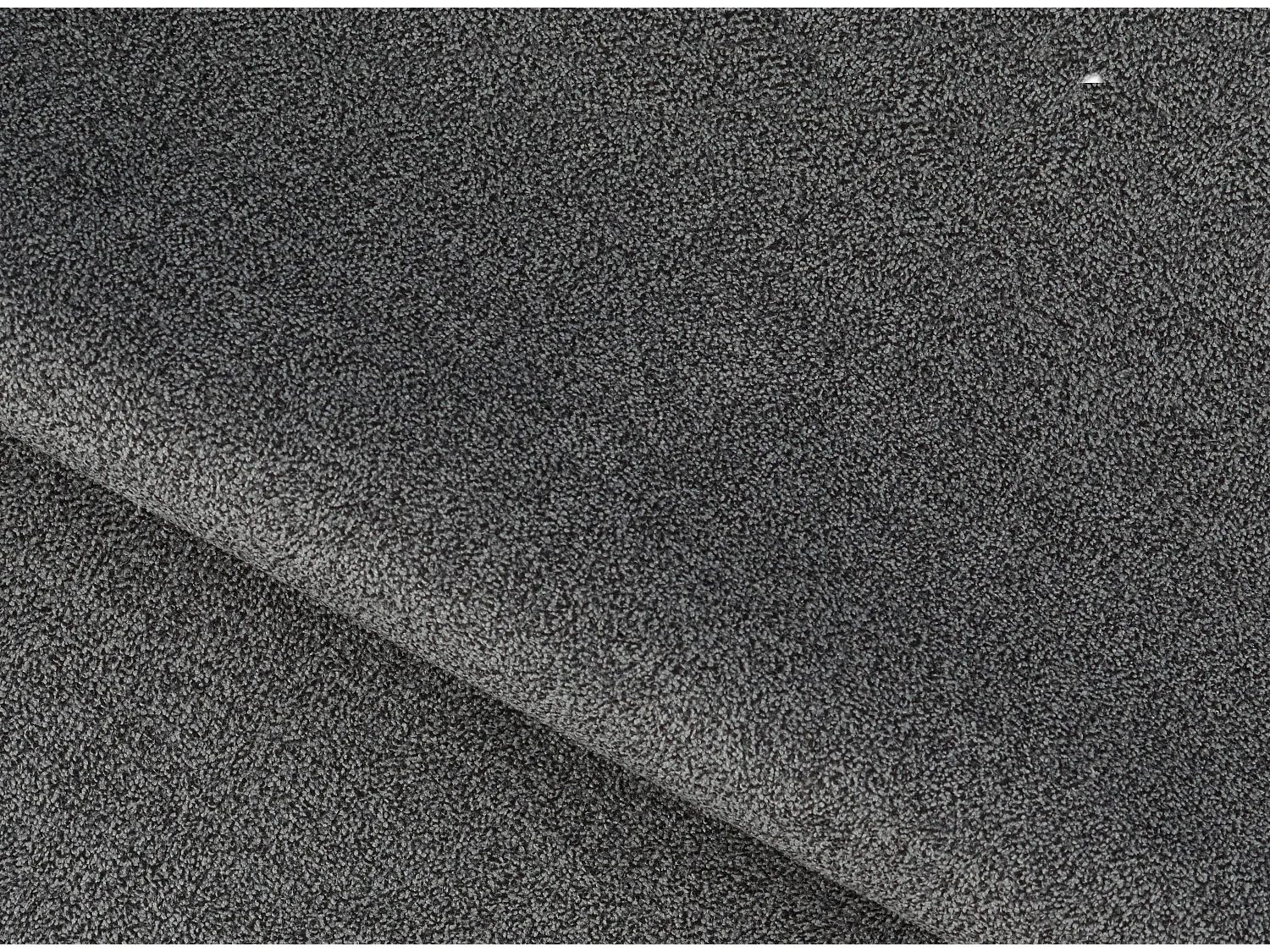 Canapé droit design 2-3 places tissu gris Torpille 195cm