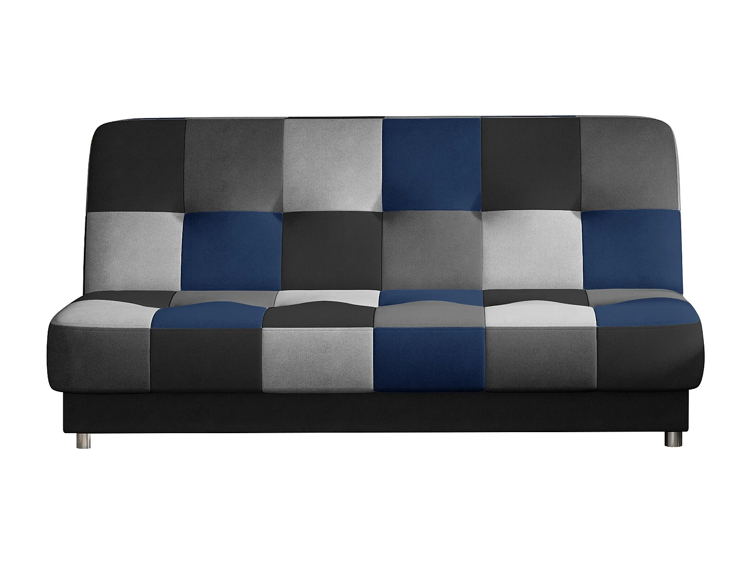 Canapé lit tissu mulitcouleur bleu Kady 192cm