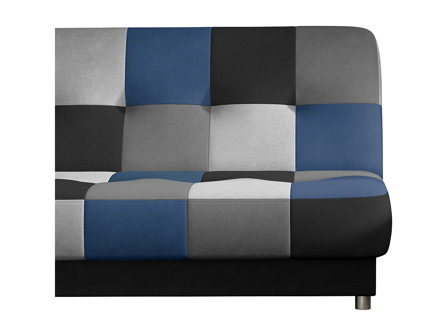 Canapé lit tissu mulitcouleur bleu Kady 192cm