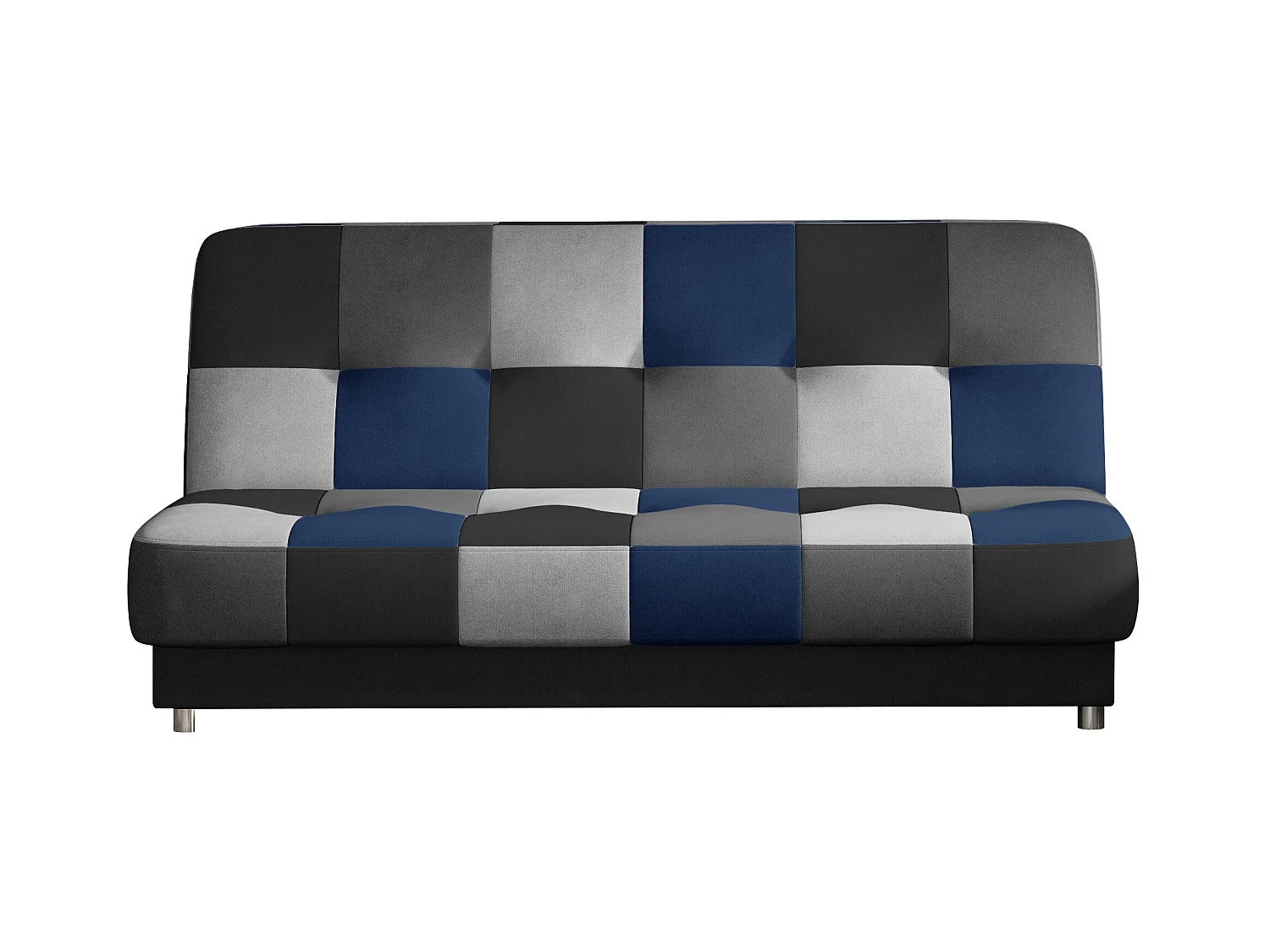 Canapé lit tissu mulitcouleur bleu Kady 192cm