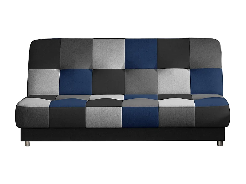 Canapé lit tissu mulitcouleur bleu Kady 192cm