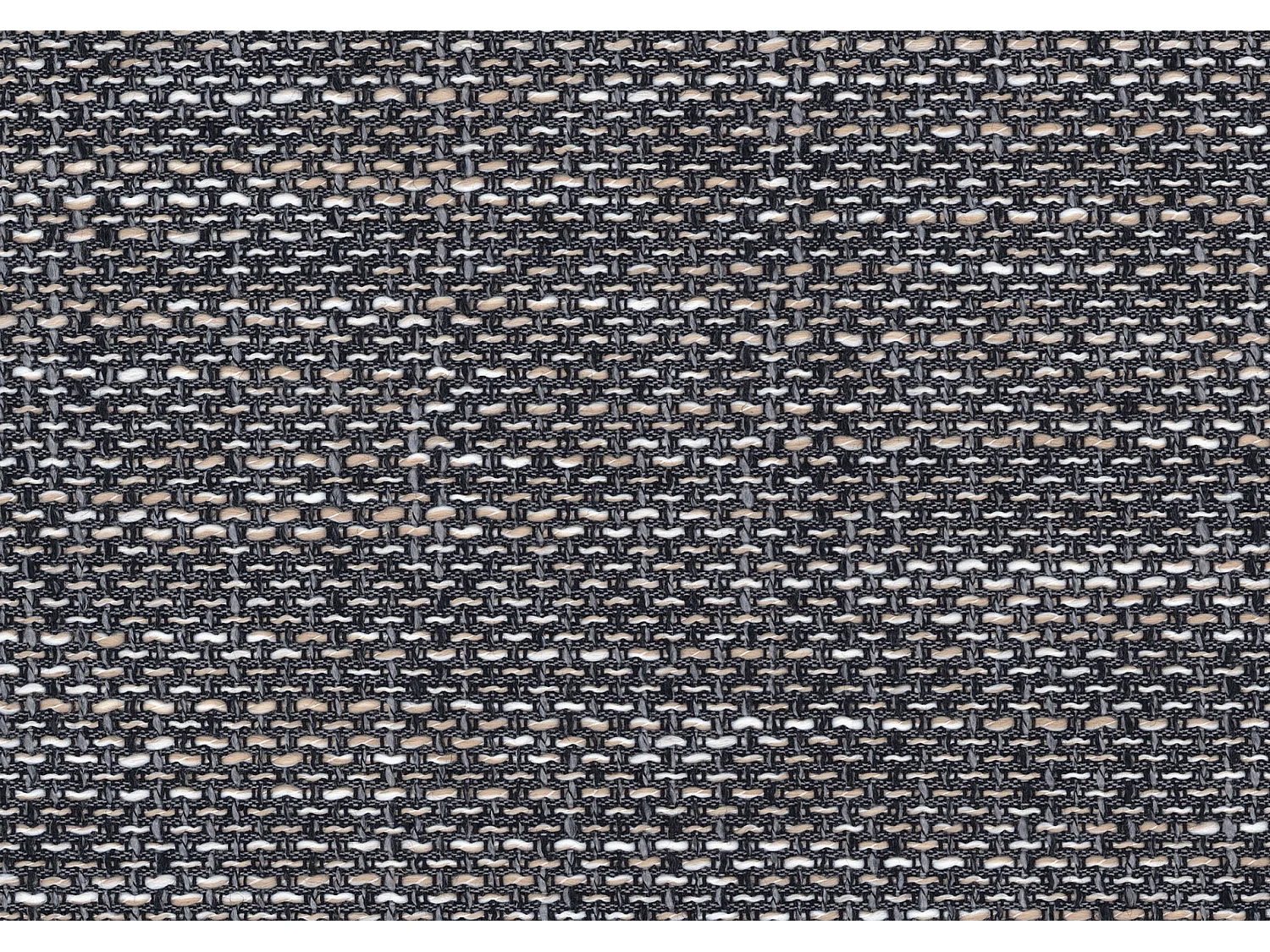 Canapé angle droit convertible tissu gris chiné Kapitona 270cm