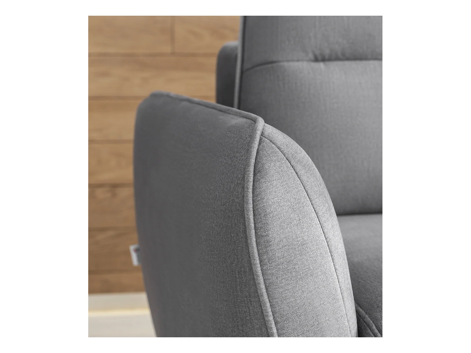 Canapé d'angle droit convertible velours beige clair Zurik 276cm