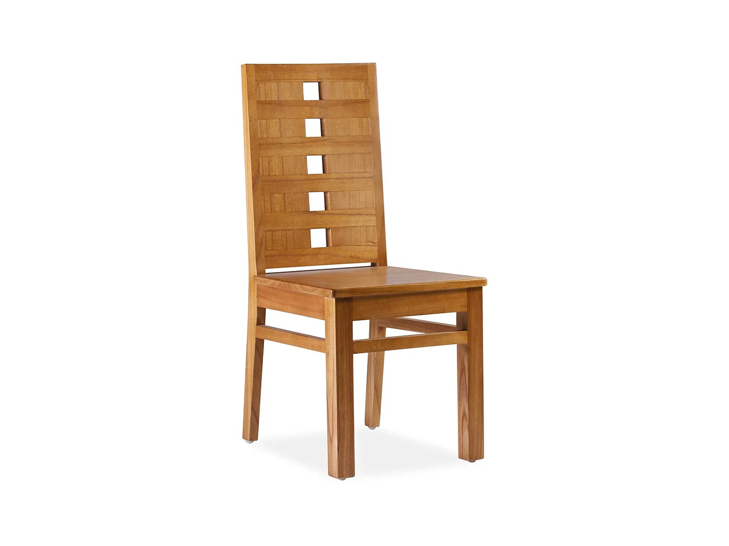 Chaise en bois massif clair de Mindy Zandhu