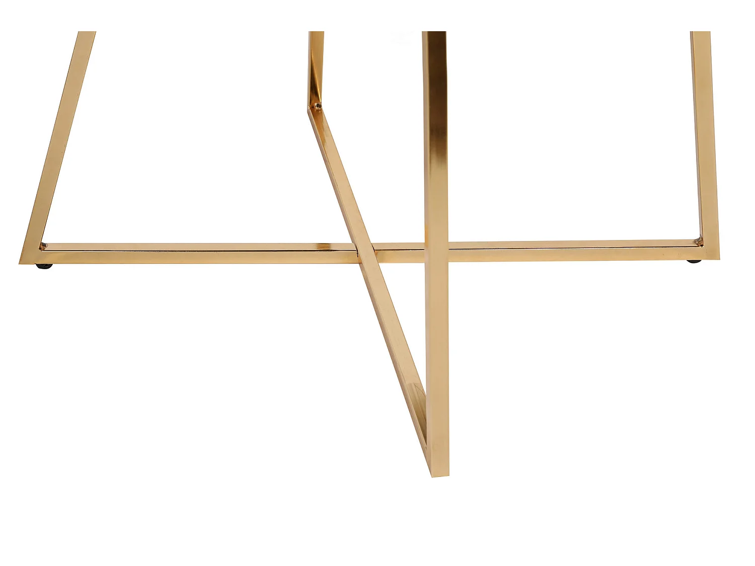 Skyma lichtbruine fluwelen designstoel en gouden poten - Set van 2