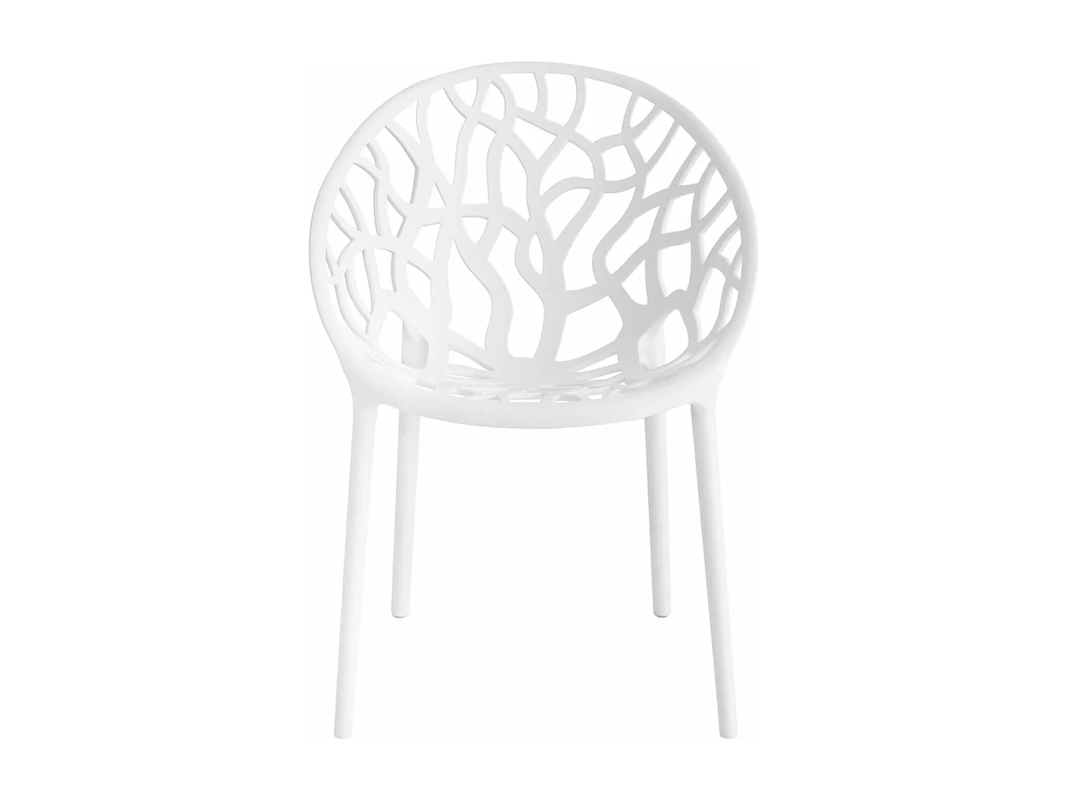 Chaise originale polypropylène Pikane-Couleur Blanc