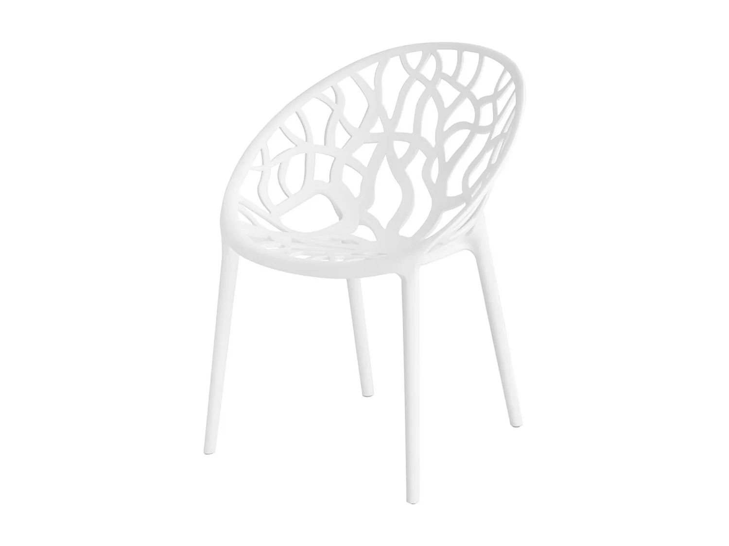 Chaise originale polypropylène Pikane-Couleur Blanc