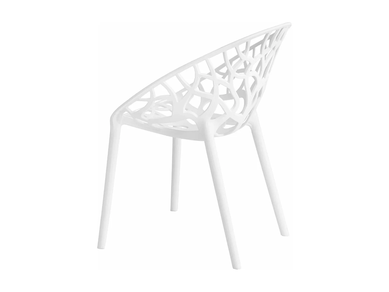 Chaise originale polypropylène Pikane-Couleur Blanc
