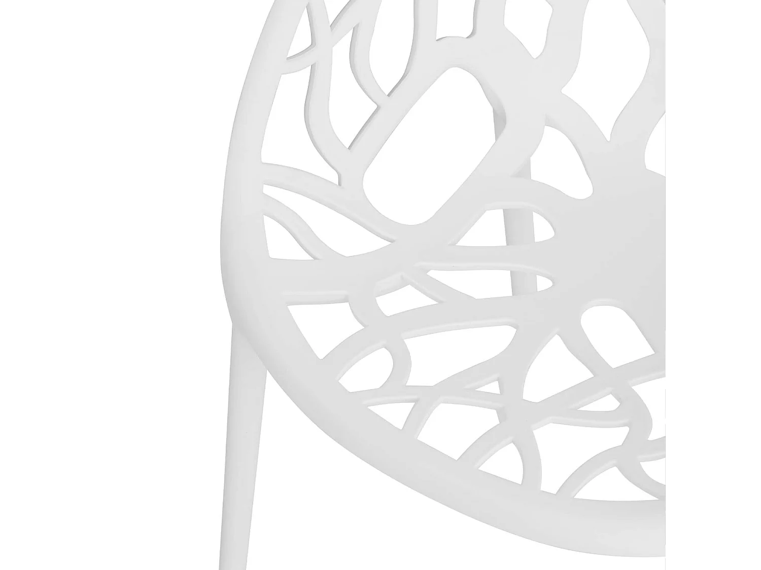 Chaise originale polypropylène Pikane-Couleur Blanc