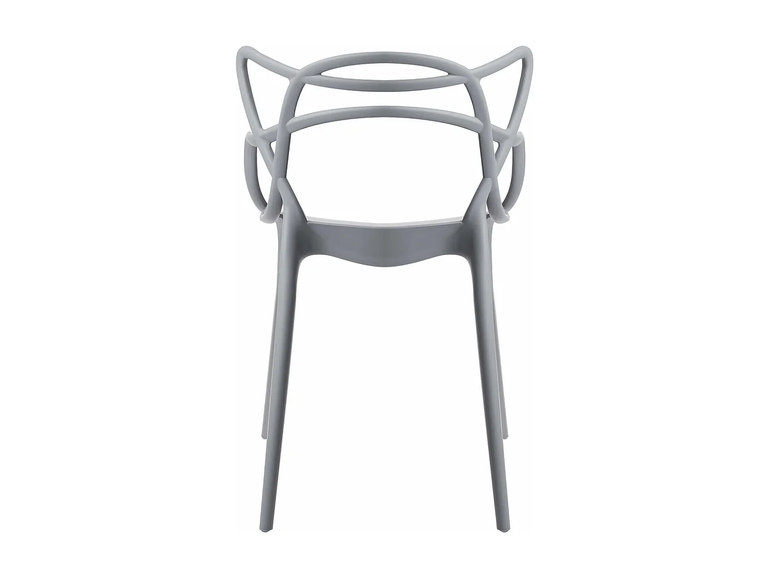 Silla original con reposabrazos Valentino.-Color Gris claro