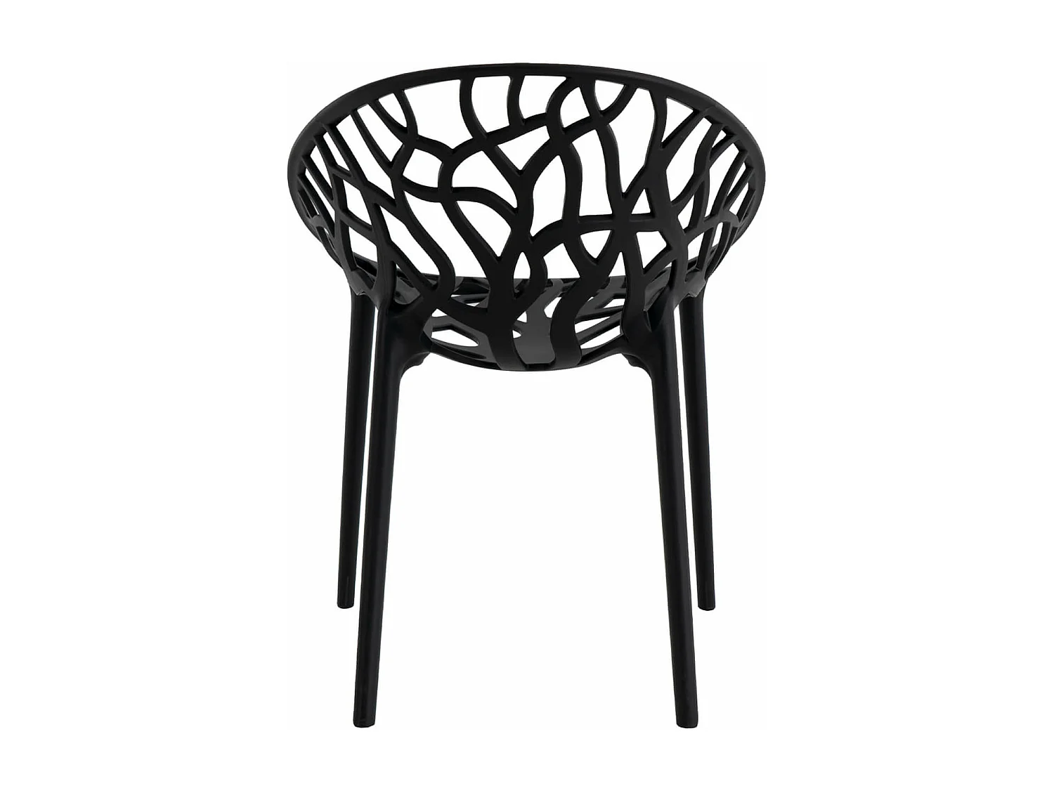 Chaise originale polypropylène Pikane-Couleur Noir