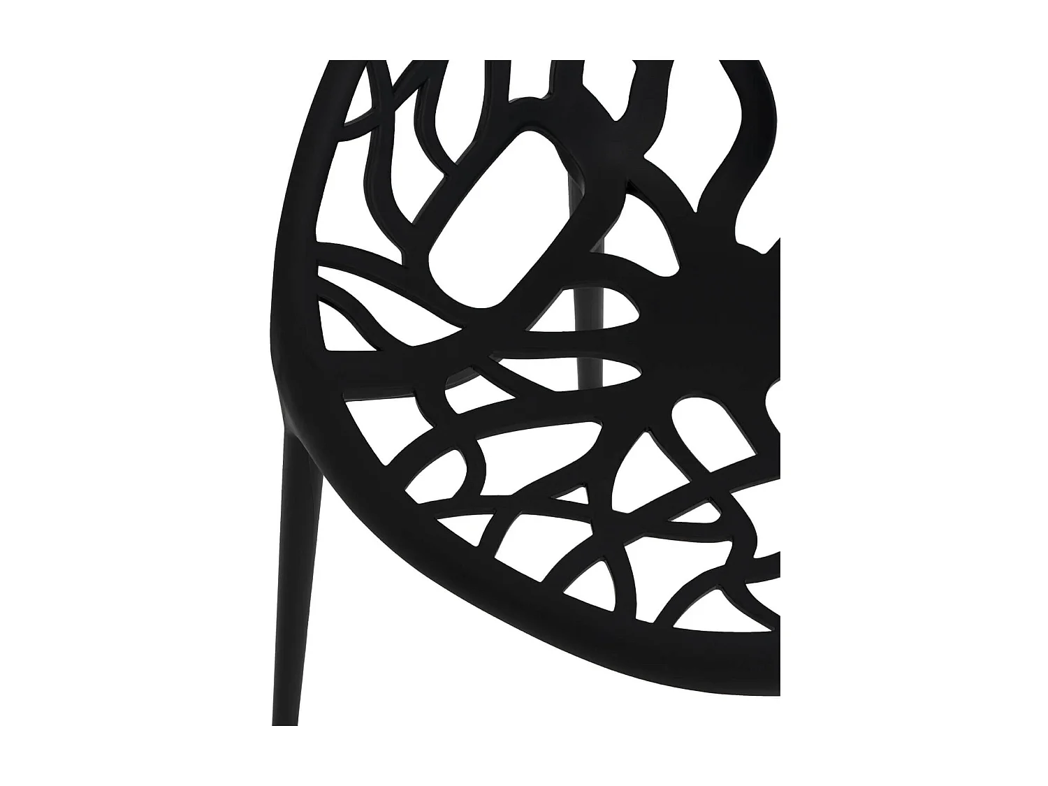 Chaise originale polypropylène Pikane-Couleur Noir