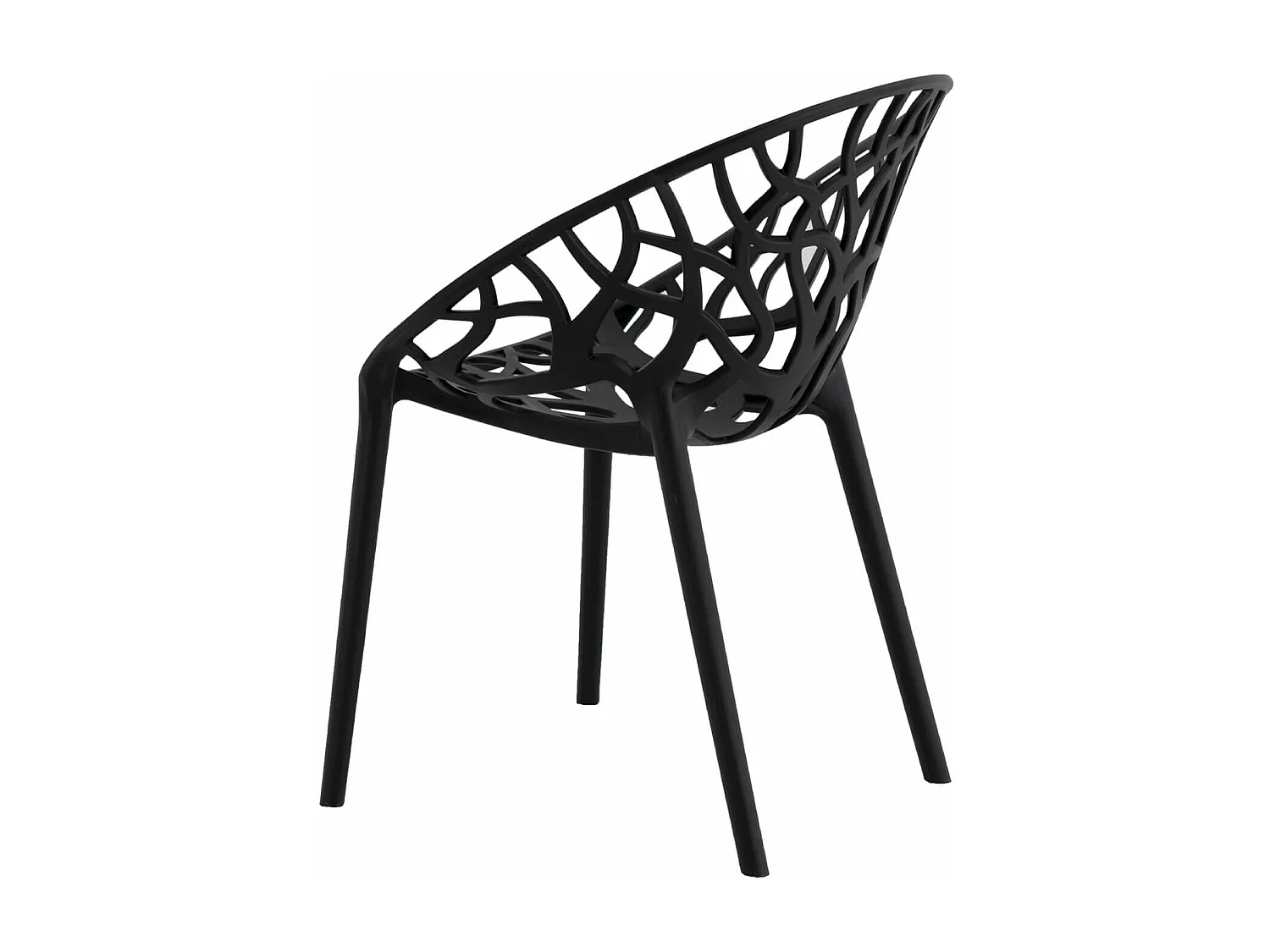 Chaise originale polypropylène Pikane-Couleur Noir