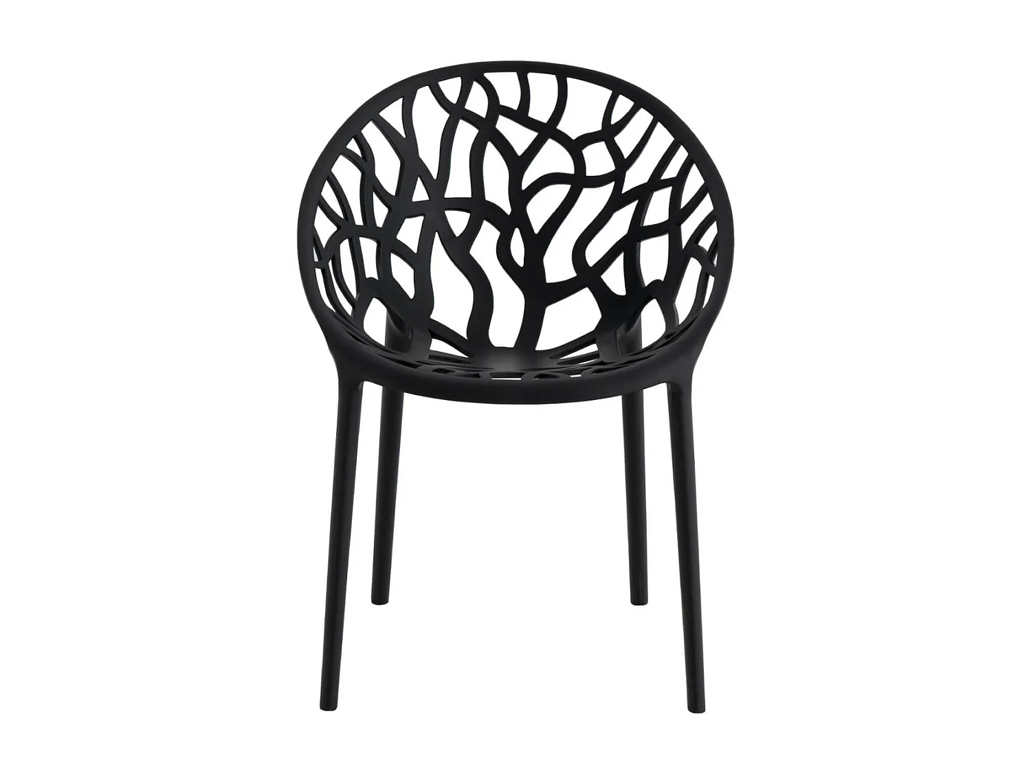 Chaise originale polypropylène Pikane-Couleur Noir