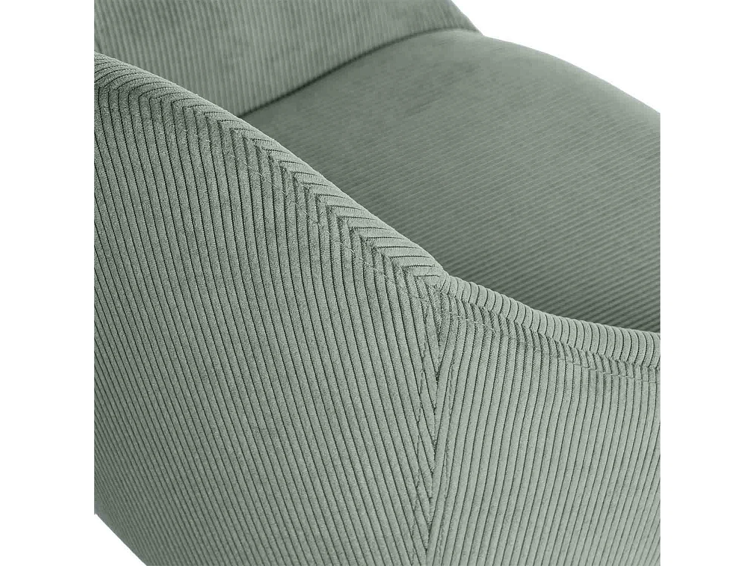 Chaise moderne Maggie - Élégance en velours et pieds métal noir-Couleur Vert menthe