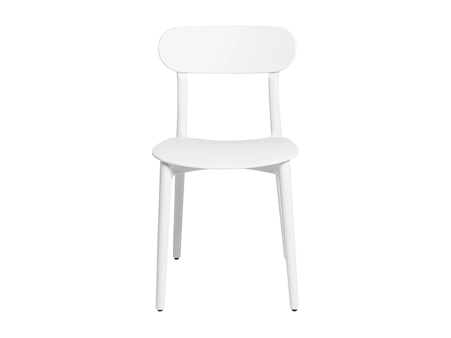 Chaise design moderne en polypropylène Gala – Idéale pour la cuisine-Couleur Blanc
