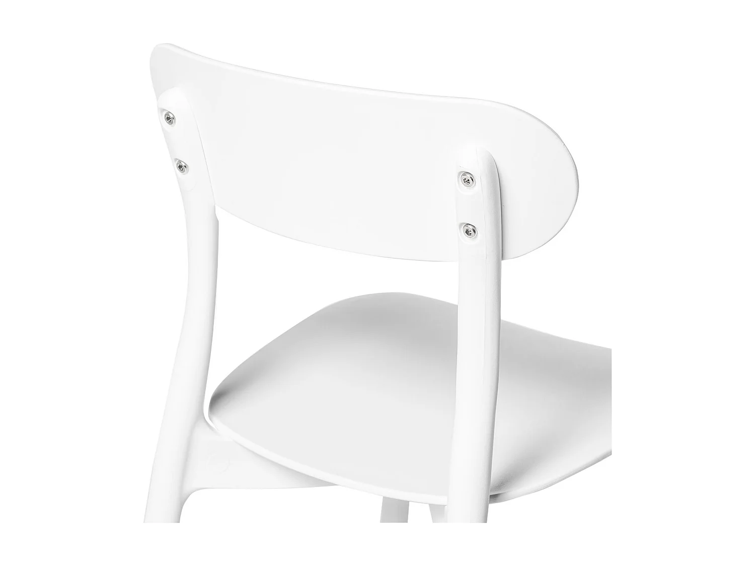 Chaise design moderne en polypropylène Gala – Idéale pour la cuisine-Couleur Blanc