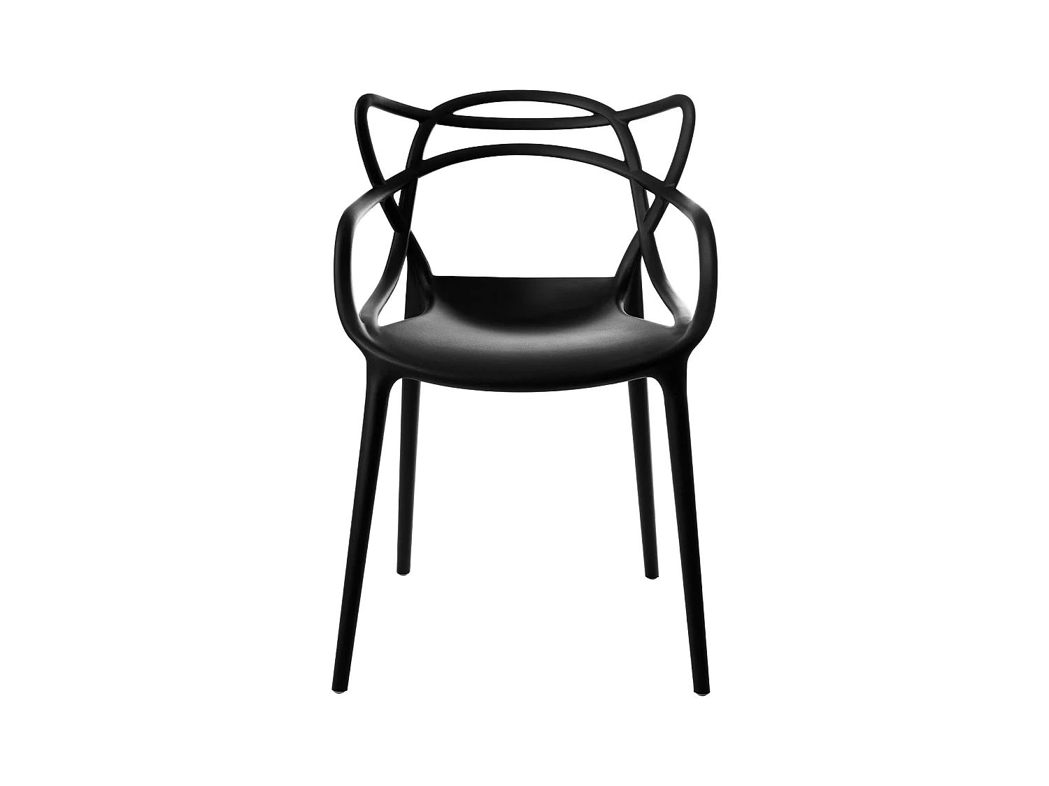 Silla original con reposabrazos Valentino.-Color Negro